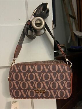 Valentino Brown Camera Bag Case